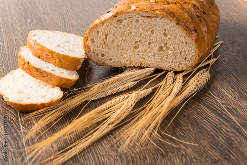 Photo: sliced bread with cereals sliced bread with cereals