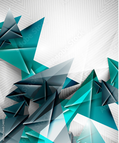 Vector: Geometric shape abstract triangle background Geometric shape abstract triangle background