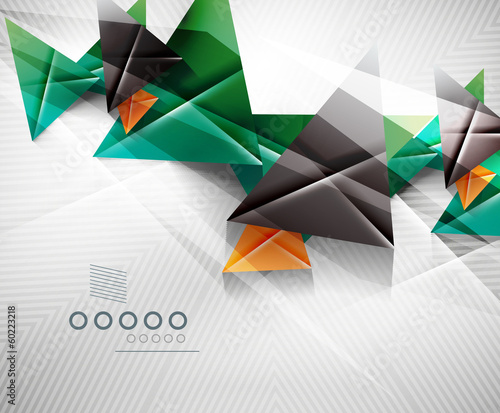 Vector: Geometric shape abstract triangle background Geometric shape abstract triangle background