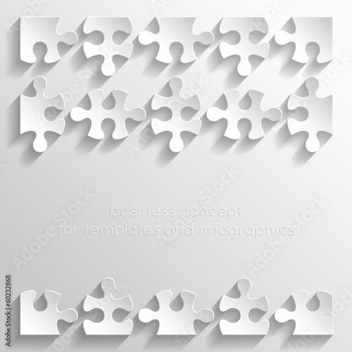Vector: Parts of paper puzzles Parts of paper puzzles