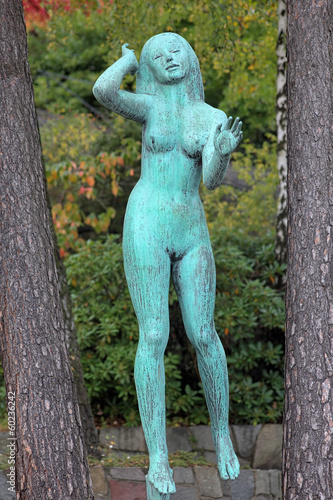 Photo: The Listening Woman sculpture in Millesgarden sculpture garden The Listening Woman sculpture in Millesgarden sculpture garden