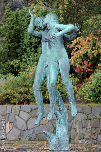 Photo: The Sisters sculpture in Millesgarden sculpture garden The Sisters sculpture in Millesgarden sculpture garden