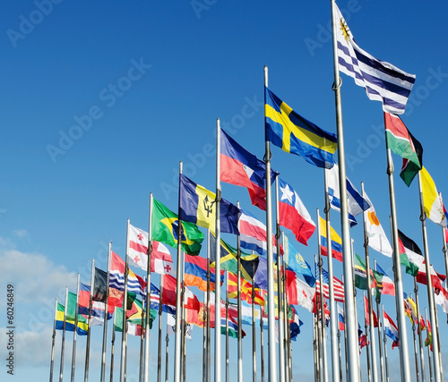 Photo: Internationale Staatsflaggen Internationale Staatsflaggen