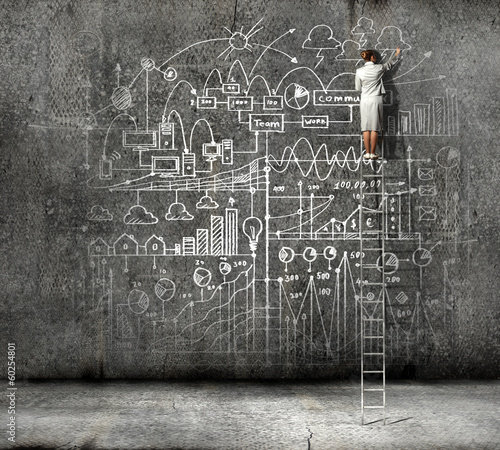 Photo: Big business plan Big business plan