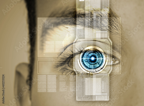 Photo: Identification of eye Identification of eye