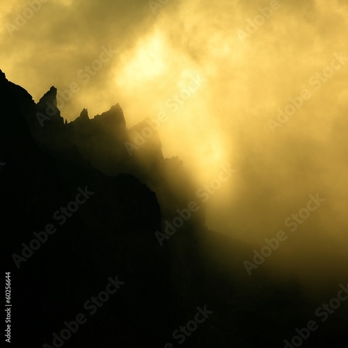 Photo: Dramatic Mountain Dramatic Mountain