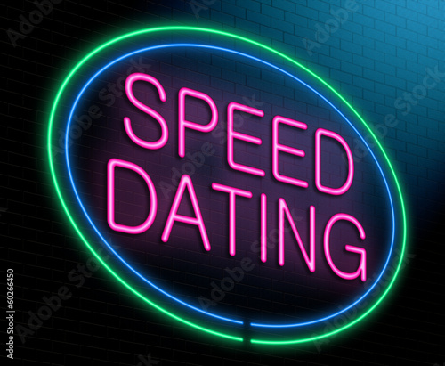 Illustration: Speed dating concept. Speed dating concept.