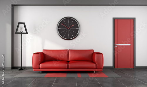 Illustration: Minimalist lounge Minimalist lounge
