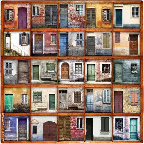 Photo: porte e portoni vintage collage porte e portoni vintage collage