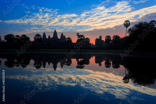 Photo: Sunrise at Angkor Wat Reflection Sunrise at Angkor Wat Reflection