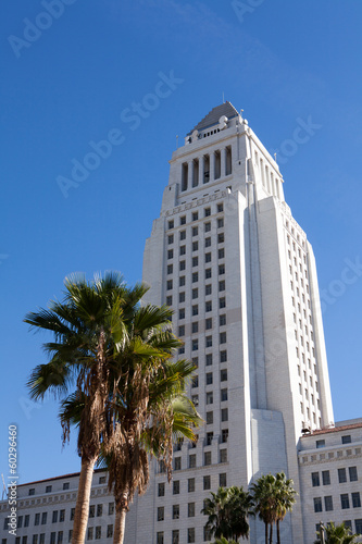Photo: Los Angeles, California City Hall in Downtown LA. Los Angeles, California City Hall in Downtown LA.