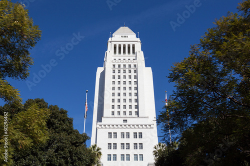 Photo: Los Angeles, California City Hall in Downtown LA. Los Angeles, California City Hall in Downtown LA.