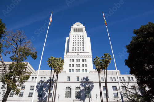 Photo: Los Angeles, California City Hall in Downtown LA. Los Angeles, California City Hall in Downtown LA.