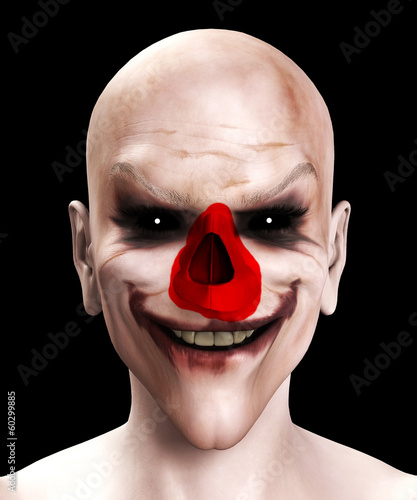 Illustration: Wounded Killer Clown Wounded Killer Clown
