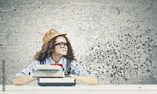 Photo: Woman writer Woman writer