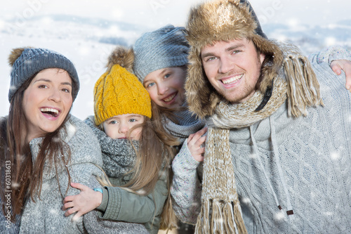 Photo: winter family winter family