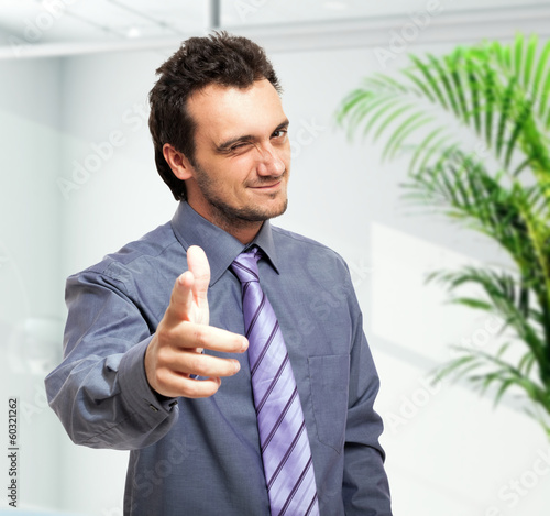 Photo: Friendly businessman portrait Friendly businessman portrait