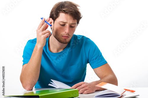 Photo: Student studying Student studying