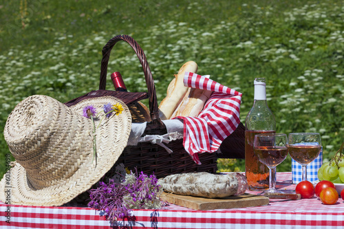 Photo: picnic in french alpine mountains picnic in french alpine mountains