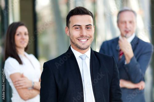 Photo: Smiling businesspeople Smiling businesspeople