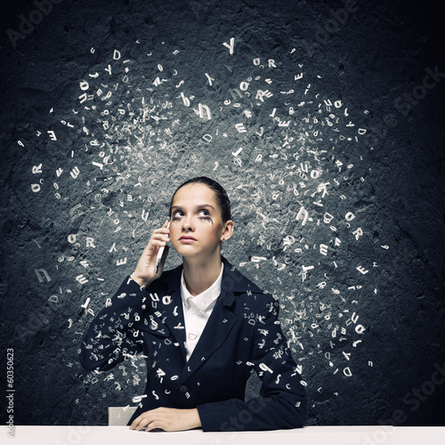 Photo: Upset businesswoman Upset businesswoman