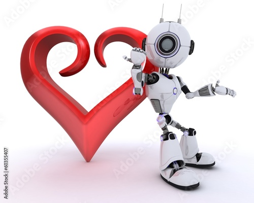 Illustration: Robot with Heart Robot with Heart