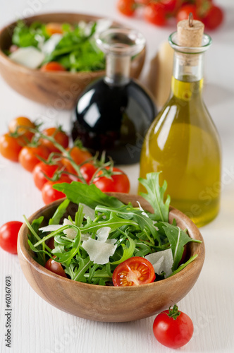 Photo: Salad with arugula Salad with arugula