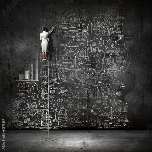 Photo: Big business plan Big business plan