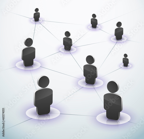 Vector: Groupe travail réseau Groupe travail réseau