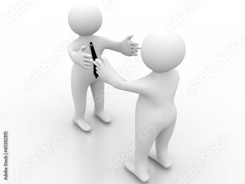 Illustration: business deal business deal