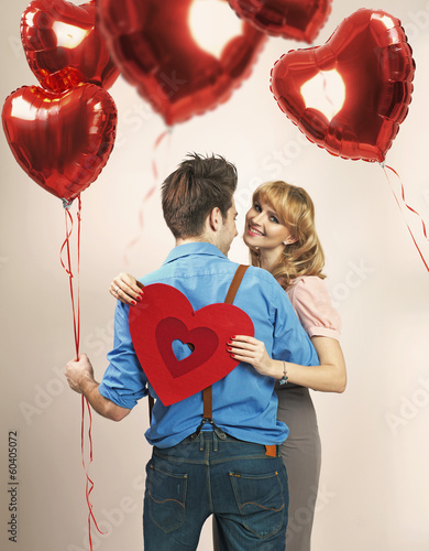 Photo: Fall in love among lots of balloons Fall in love among lots of balloons