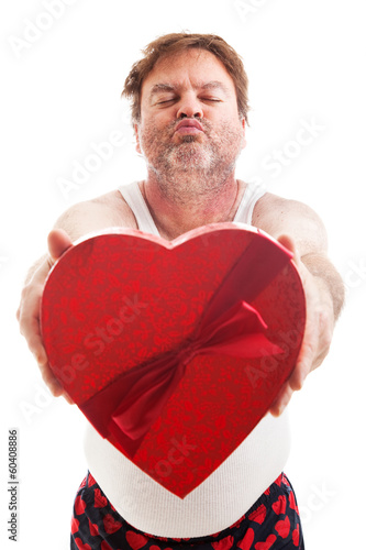 Photo: Scruffy Valentine Guy Ready for Kiss Scruffy Valentine Guy Ready for Kiss