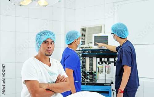 Photo: The patient The patient