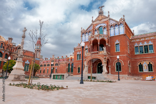 Photo: Hospital de la Santa Creu i de Sant Pau, Barcelona, Spain Hospital de la Santa Creu i de Sant Pau, Barcelona, Spain