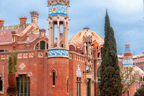 Photo: Hospital de la Santa Creu i de Sant Pau, Barcelona, Spain Hospital de la Santa Creu i de Sant Pau, Barcelona, Spain