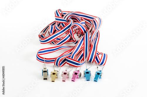 Photo: multicolored Whistle-striped flag of Thailand multicolored Whistle-striped flag of Thailand