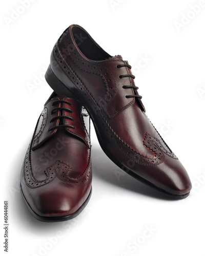 Photo: Pair of leather men's shoes Pair of leather men's shoes