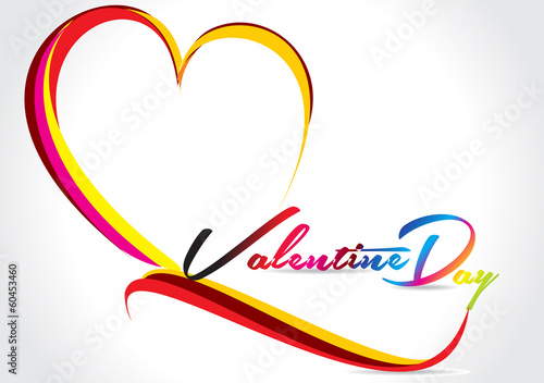 Vector: Vector Wave Love Card Vector Wave Love Card