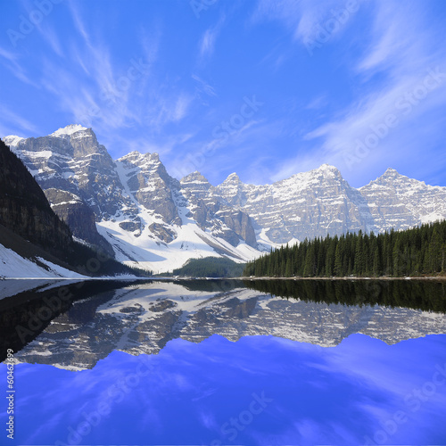 Photo: Moraine lake. Banff National park. Canadian Rockies. Moraine lake. Banff National park. Canadian Rockies.