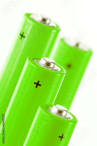 Photo: Composition with alkaline batteries. Chemical waste Composition with alkaline batteries. Chemical waste
