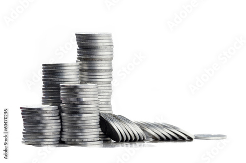 Photo: Stacks of coins Stacks of coins