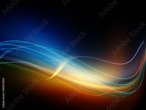 Illustration: Fractal Waves Composition Fractal Waves Composition