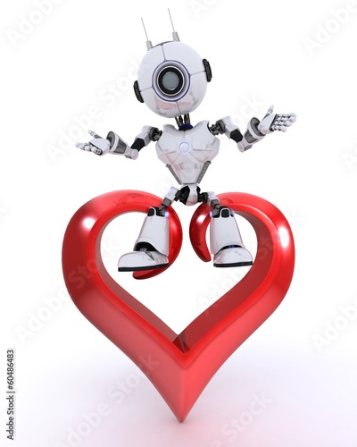 Illustration: Robot with Heart Robot with Heart