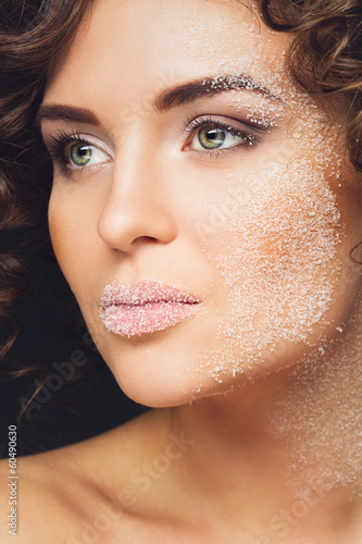 Photo: Woman with sugar Woman with sugar