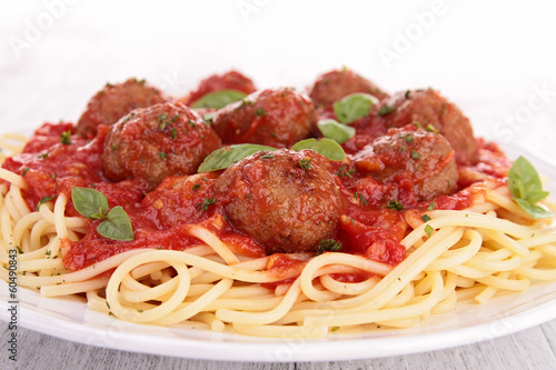 Photo: spaghetti and meatballs spaghetti and meatballs