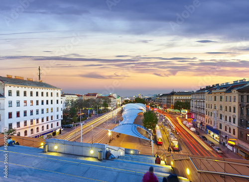 Photo: View from the Vienna City Library on the Urban-Loritz-Platz View from the Vienna City Library on the Urban-Loritz-Platz