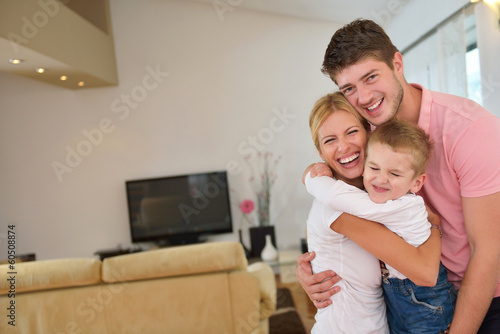 Photo: family at home family at home