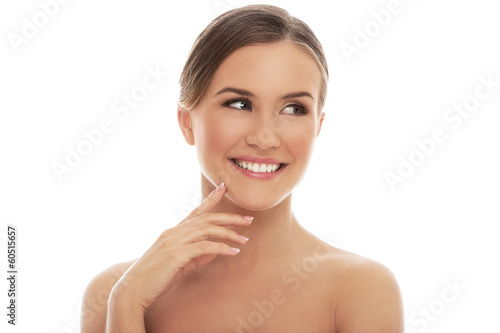 Photo: Beautiful girl with perfect skin Beautiful girl with perfect skin