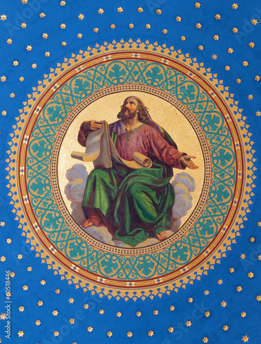 Photo: Vienna - Fresco of one of the four big prophets Vienna - Fresco of one of the four big prophets