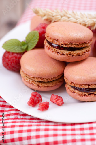 Photo: Macarons Himbeere Macarons Himbeere